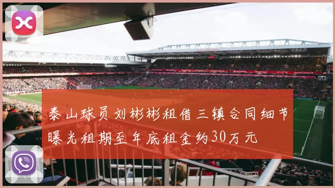 泰山球员刘彬彬租借三镇合同细节曝光租期至年底租金约30万元